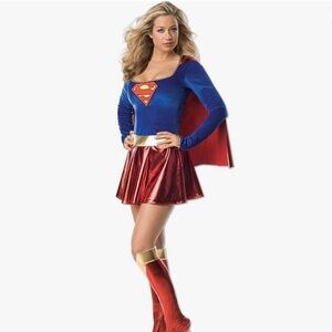 Secret Wishes Women's Adult Supergirl Costume S